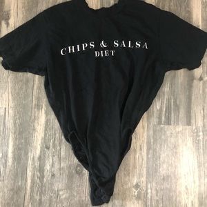 Wildfox T-shirt bodysuit